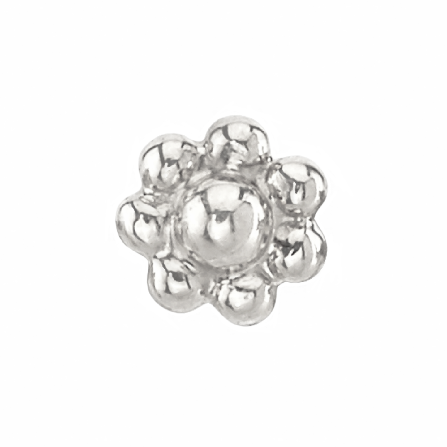 Beaded Flower Threadless End