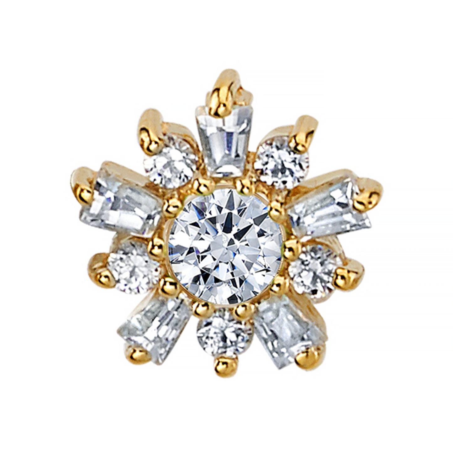 Diamond Elaine Threaded End