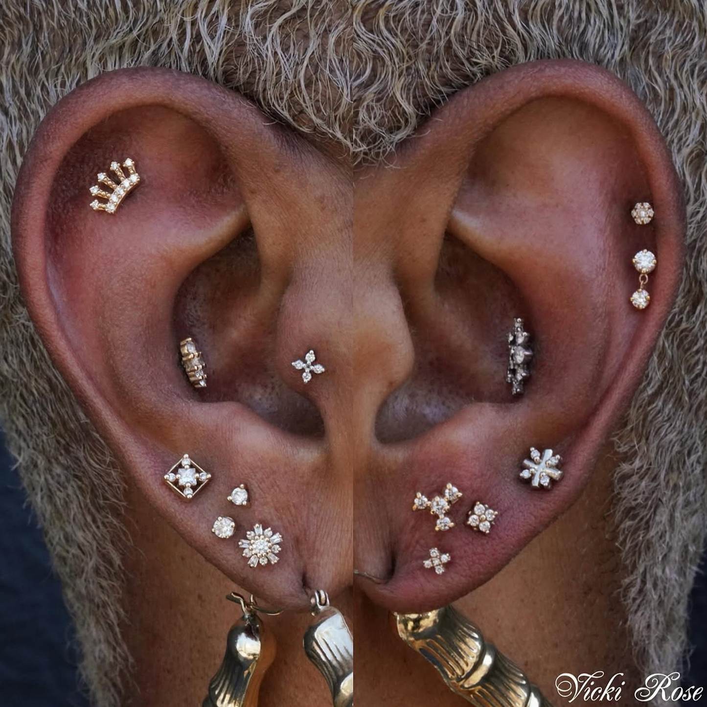 Diamond Elaine Threaded End