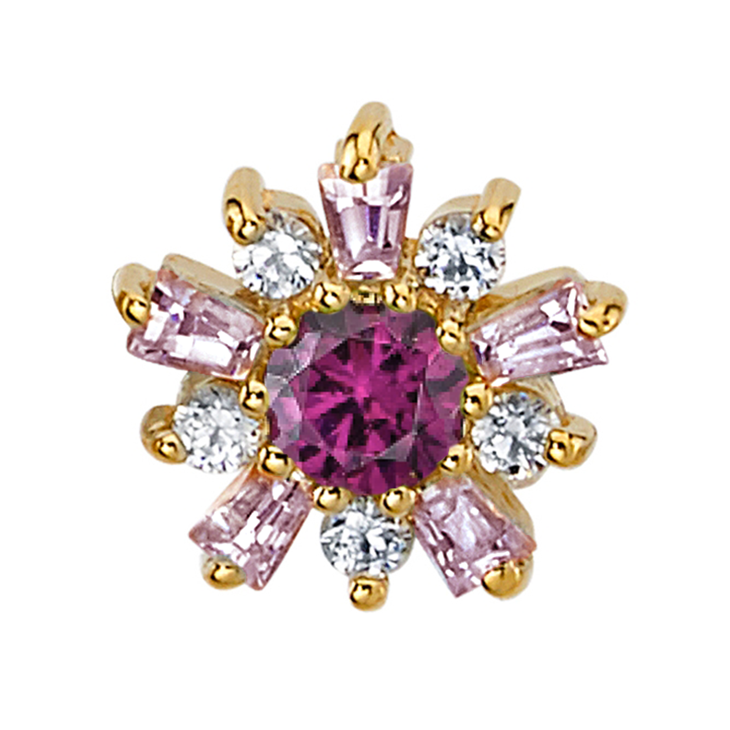 Gemstone Elaine Threaded End