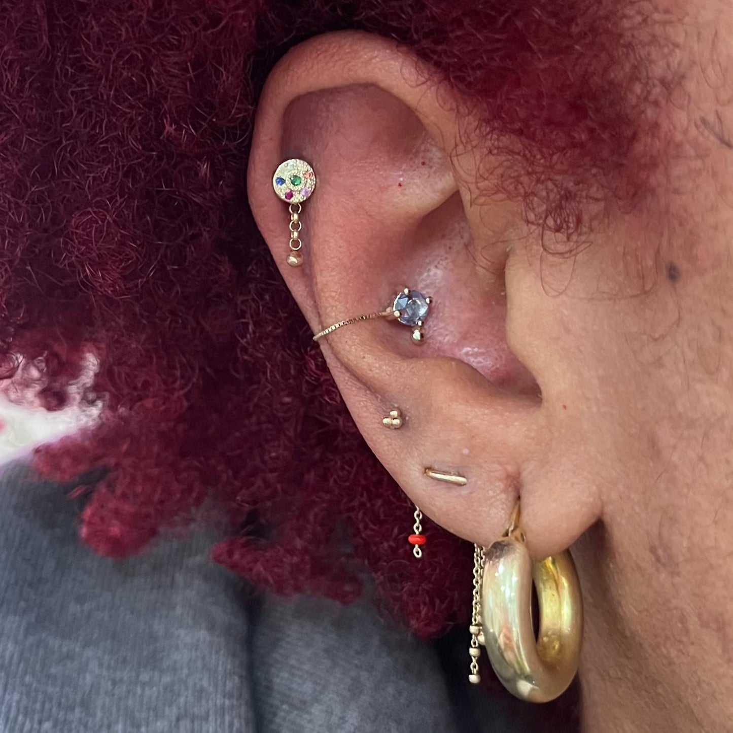 Aria Sapphire Threaded End