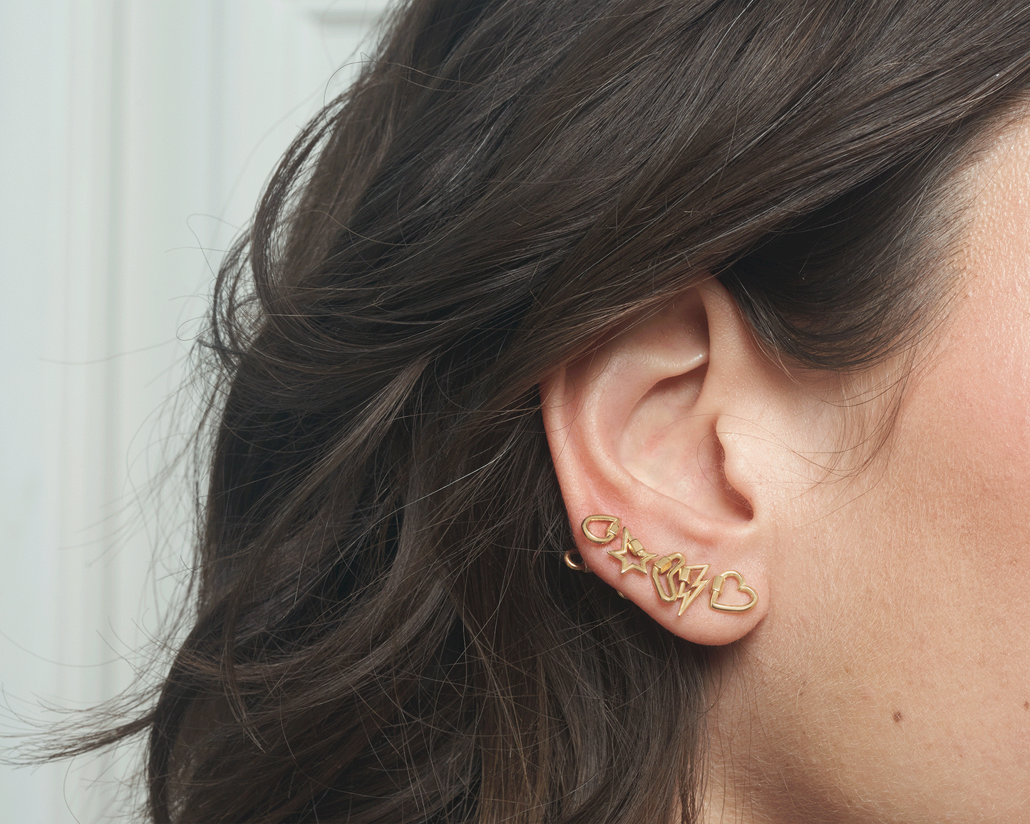 Lockette Threaded Earrings