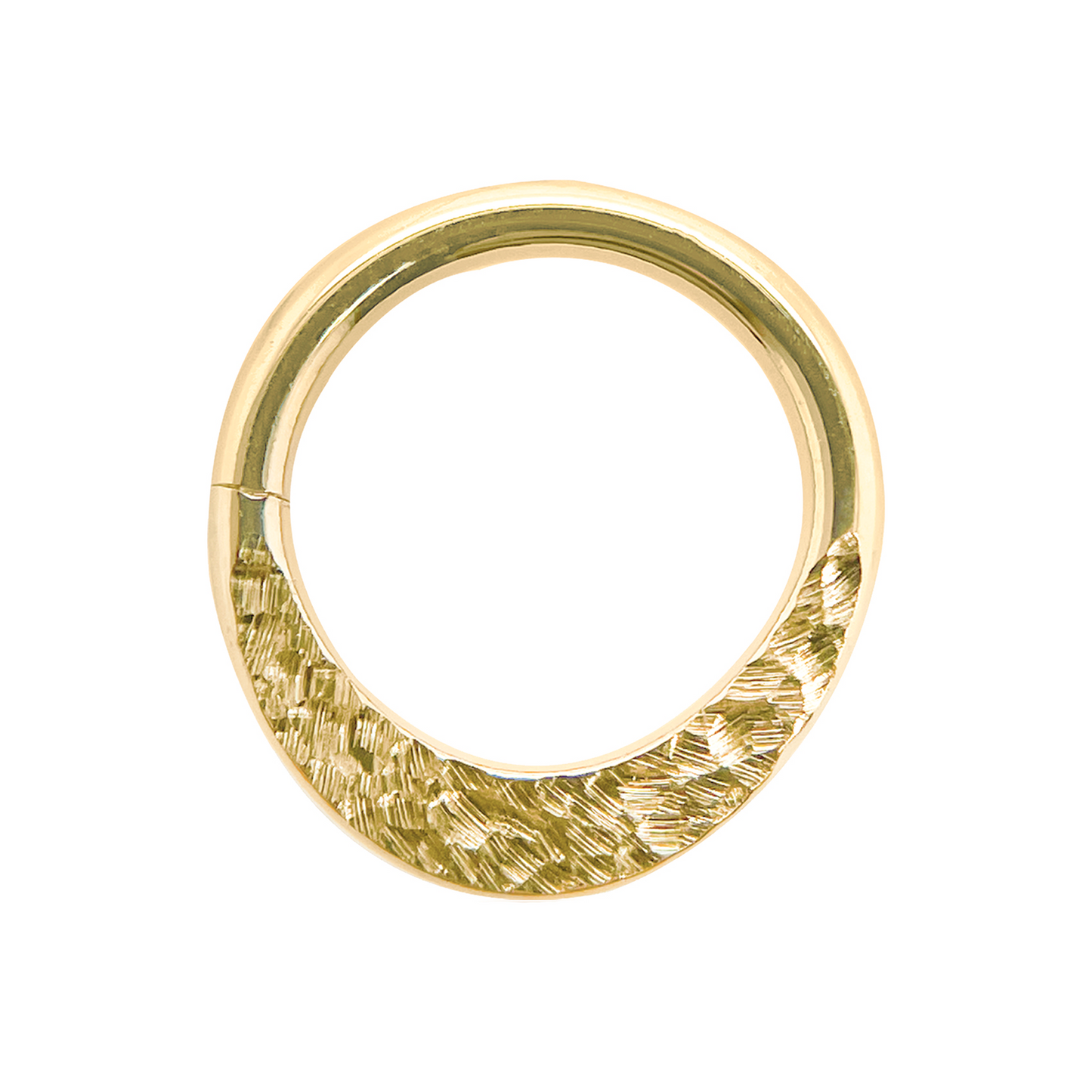 Smashed and Hammered Seam Ring