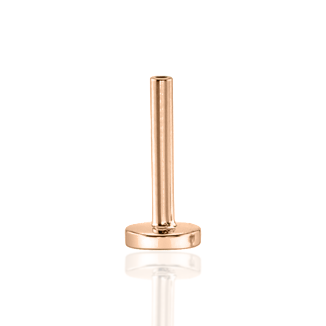 Gold Threadless Labret Post