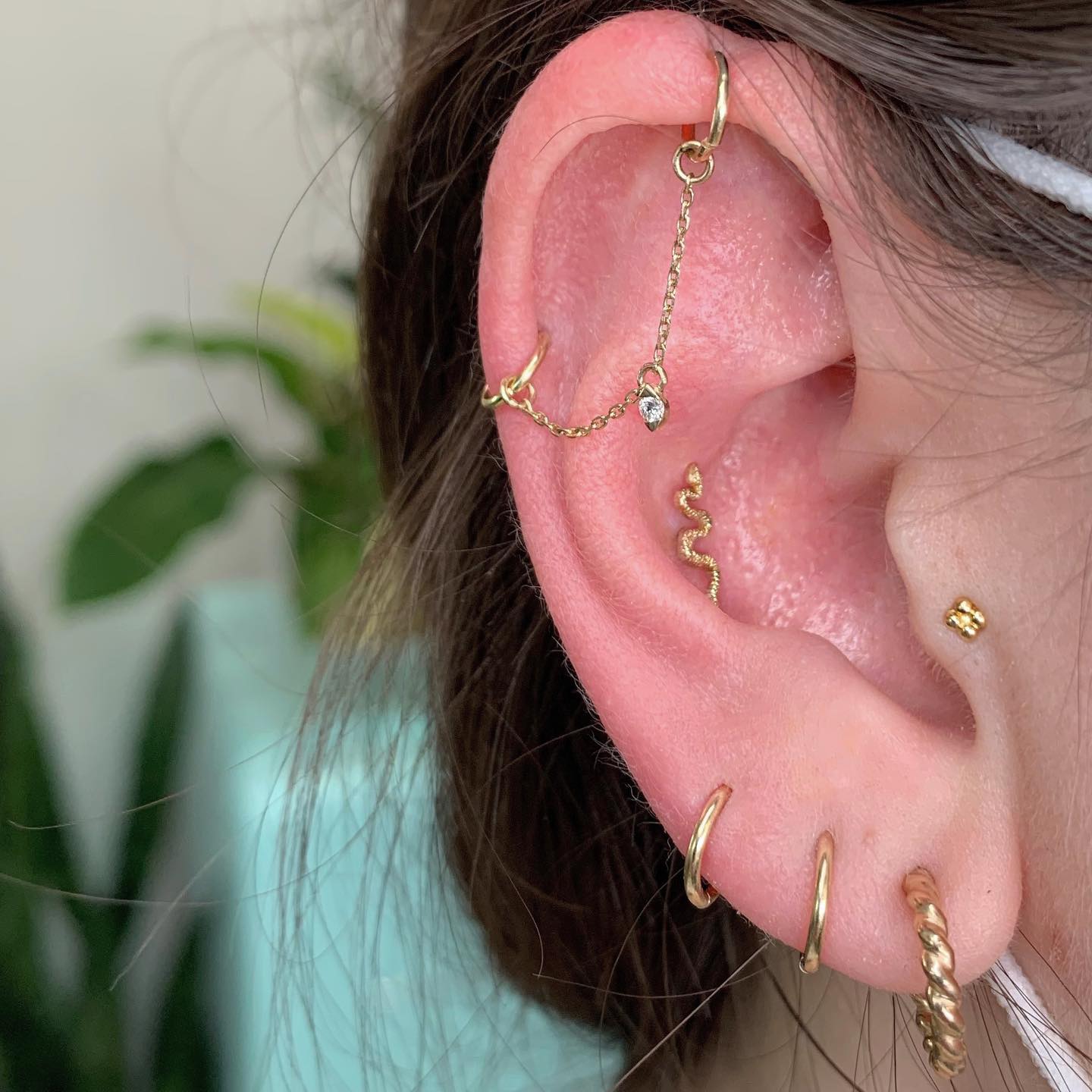 Delicate Snake Threadless End