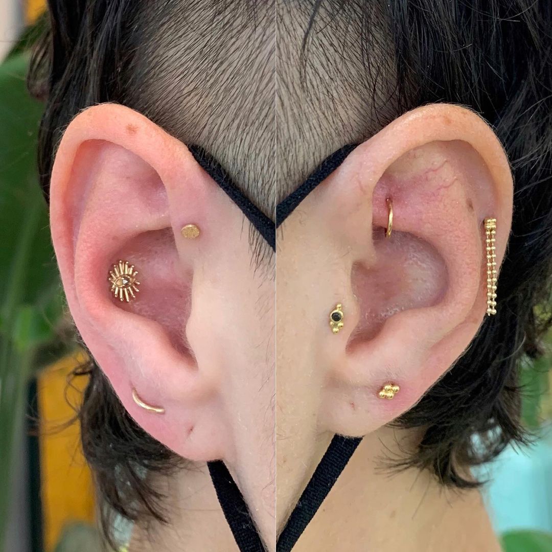 14k Seam Rings