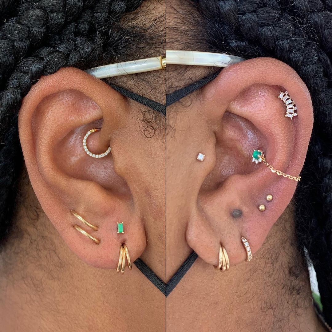 14k Seam Rings