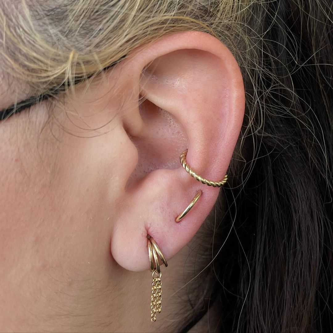 14k Seam Rings