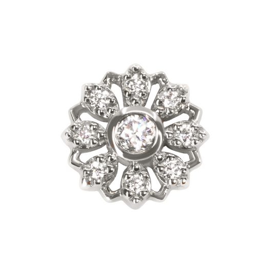 Diamond Rosette Threaded End