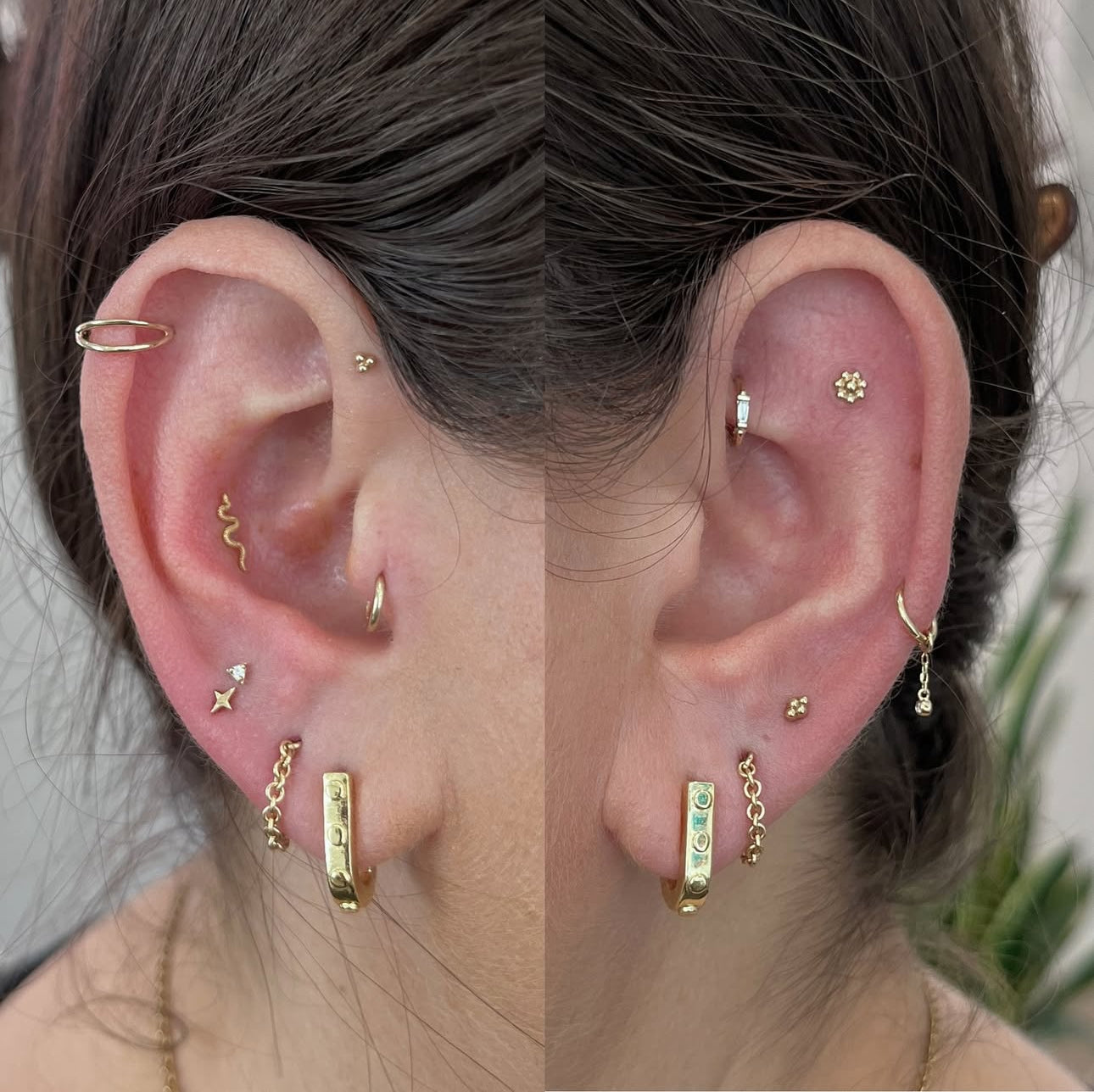 Beaded Flower Threadless End