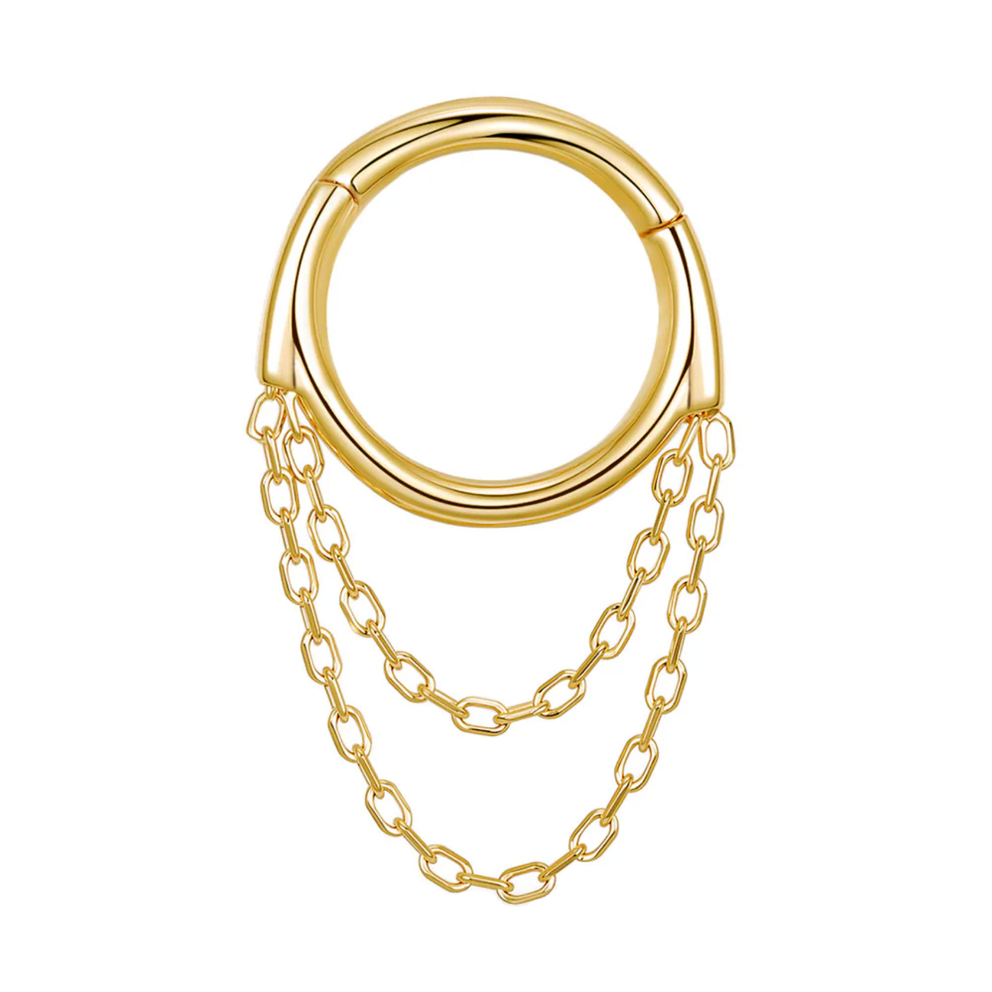 Chain Drape Hinge Ring