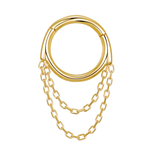 Chain Drape Hinge Ring