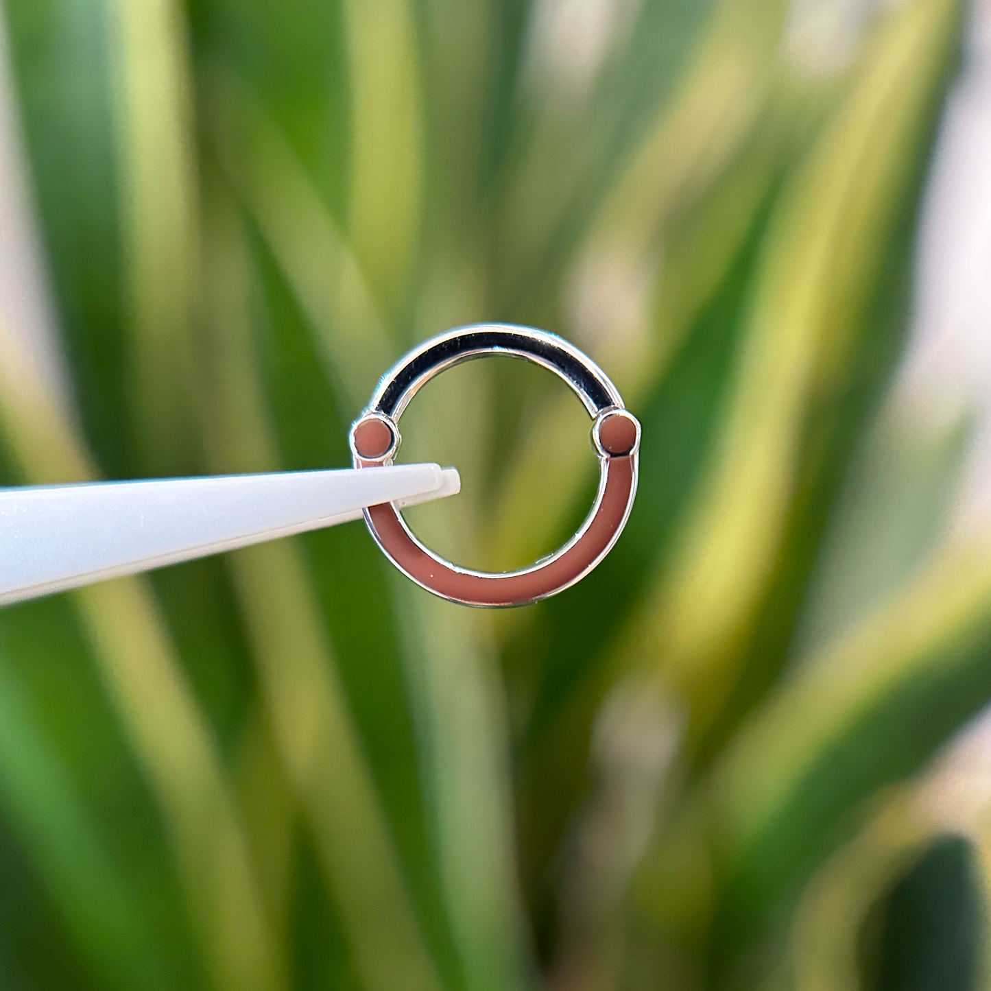 Reversible Double Deco Hinge Ring