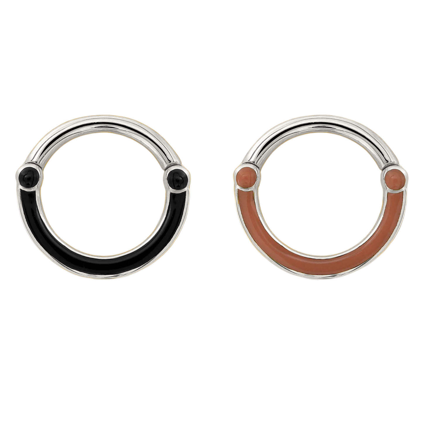 Reversible Double Deco Hinge Ring