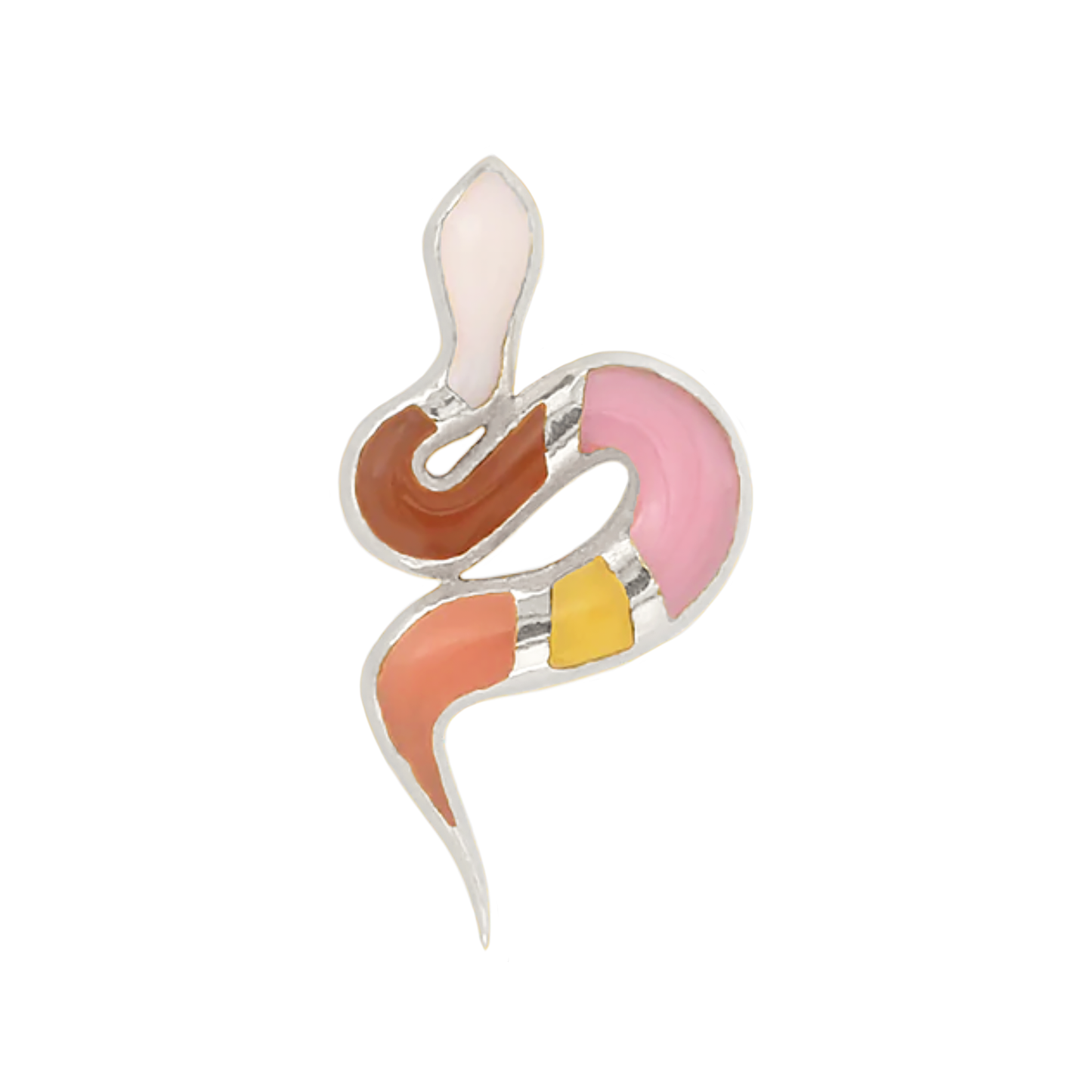 Slick Threadless End with Pleasing Tan Enamel